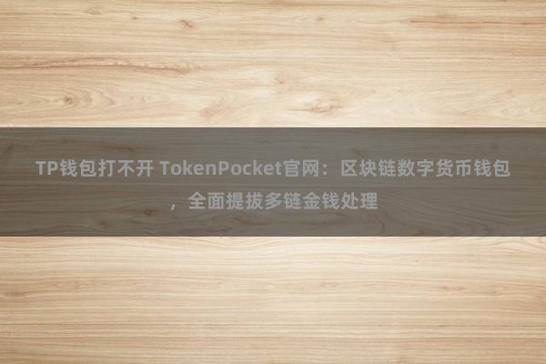 TP钱包打不开 TokenPocket官网：区块链数字货币钱包，全面提拔多链金钱处理