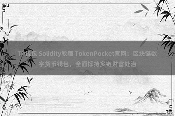 TP钱包 Solidity教程 TokenPocket官网：区块链数字货币钱包，全面撑持多链财富处治